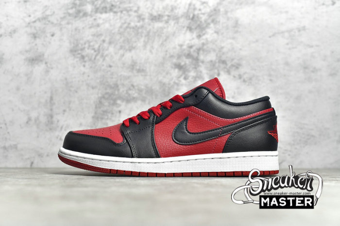 NIKE AIR JORDAN 1 LOW GYM RED/BLACK/WHITE 553558-610