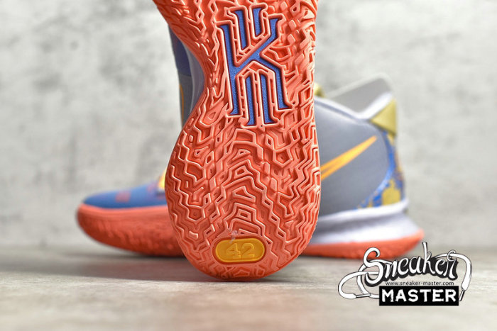 NIKE KYRIE 7 EXPRESSIONS GHOST/LASER ORANGE/BLUE BEYOND DC0588-003
