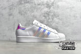 ADIDAS SUPERSTAR SHOES CLOUD WHITE/GOLD METALLIC/CORE BLACK FX7565