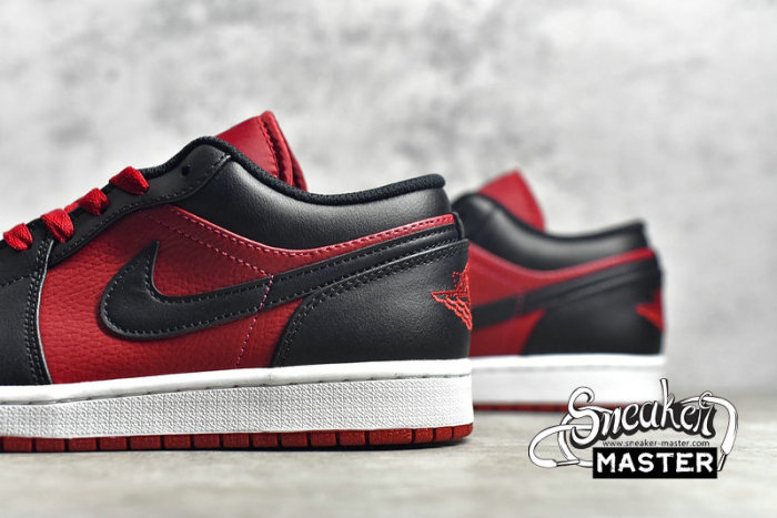 NIKE AIR JORDAN 1 LOW GYM RED/BLACK/WHITE 553558-610
