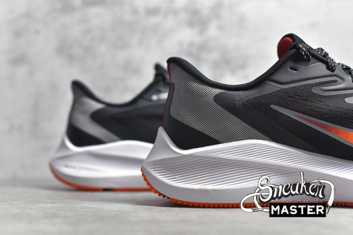 NIKE AIR ZOOM WINFLO 7 BLACK/SMOKE GREY/TOTAL ORANGE/GYM RED CJ0291-011