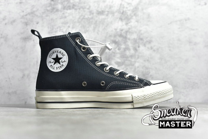 CONVERSE CHUCK TAYLOR ALL-STAR 70S HIGH BLACK/BLACK/EGRET 162050C