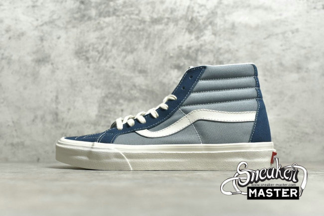 VANS SK8-HIGH VAULT OG BLUE/NAVY BLUE/WHITE VN0A4BVBOIF