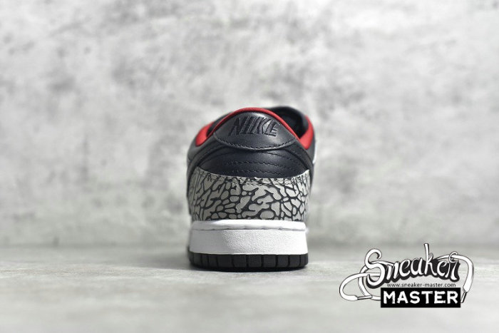 NIKE SUPREME X DUNK LOW PRO SB BLACK CEMENT BLACK/BLACK-CEMENT GREY 304292-131