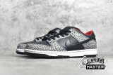 NIKE SUPREME X DUNK LOW PRO SB BLACK CEMENT BLACK/BLACK-CEMENT GREY 304292-131
