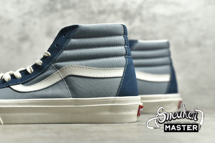 VANS SK8-HIGH VAULT OG BLUE/NAVY BLUE/WHITE VN0A4BVBOIF