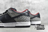 NIKE SUPREME X DUNK LOW PRO SB BLACK CEMENT BLACK/BLACK-CEMENT GREY 304292-131