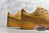 NIKE AIR FORCE 1 LOW FLAX/WHEAT-GUM LIGHT BROWN-BLACK CJ9179-200