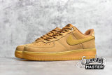 NIKE AIR FORCE 1 LOW FLAX/WHEAT-GUM LIGHT BROWN-BLACK CJ9179-200
