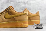 NIKE AIR FORCE 1 LOW FLAX/WHEAT-GUM LIGHT BROWN-BLACK CJ9179-200