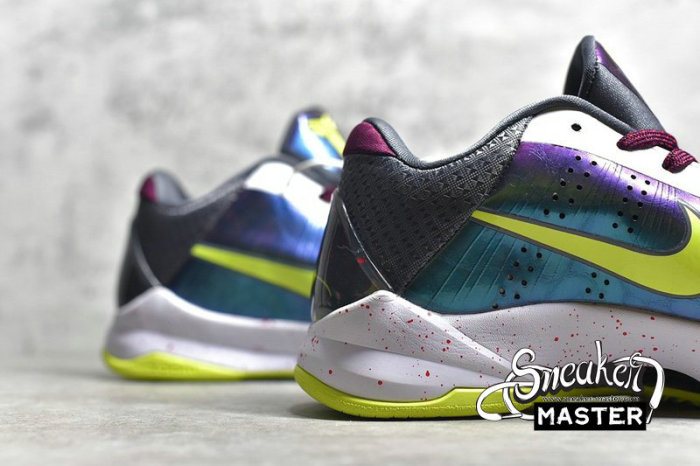 NIKE ZOOM KOBE 5 CHAOS JOKER YELLOW/PURPLE/WHITE-GREEN 386429-531