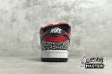 NIKE SUPREME X DUNK LOW PREMIUM SB RED CEMENT FIRE RED/BLACK-CEMENT GREY 313170-600