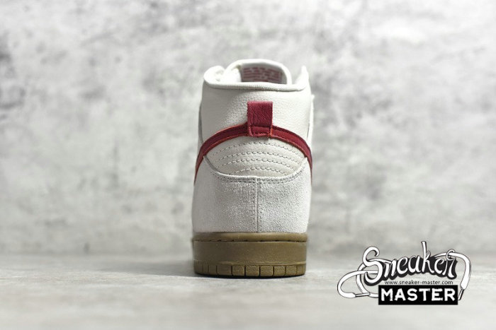 NIKE DUNK HIGH PRO SB BIRCH/HYPER RED 305050-206