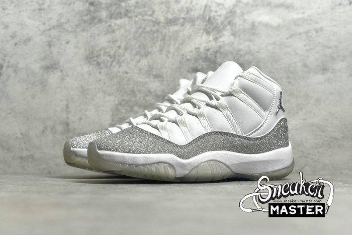 NIKE AIR JORDAN 11 WHITE/METALLIC SILVER/VAST GREY AR0715-100