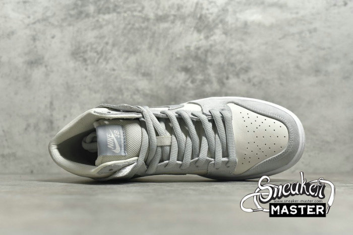 NIKE SB DUNK HIGH PRO WHITE/BLUE/LIGHT GREY BQ6826-101