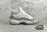 NIKE AIR JORDAN 11 WHITE/METALLIC SILVER/VAST GREY AR0715-100