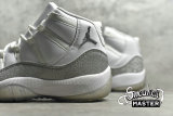 NIKE AIR JORDAN 11 WHITE/METALLIC SILVER/VAST GREY AR0715-100