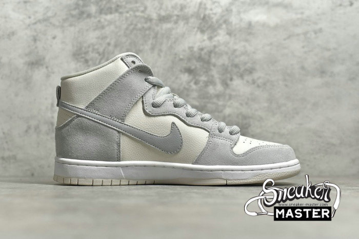 NIKE SB DUNK HIGH PRO WHITE/BLUE/LIGHT GREY BQ6826-101