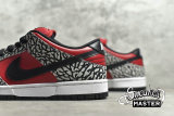 NIKE SUPREME X DUNK LOW PREMIUM SB RED CEMENT FIRE RED/BLACK-CEMENT GREY 313170-600