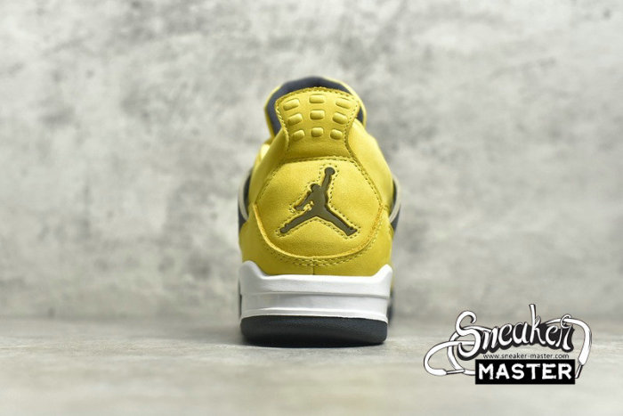 NIKE AIR JORDAN 4 RETRO LS LIGHTNING TOUR YELLOW/DARK BLUE-GREY-WHITE 314254-702