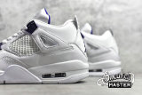 NIKE AIR JORDAN 4 RETRO WHITE/METALLIC SILVER-COURT PURPLE CT8527-115