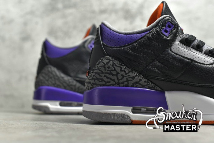 NIKE AIR JORDAN 3 RETRO BLACK/CEMENT GREY-WHITE-COURT PURPLE CT8532-050