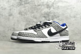 NIKE SUPREME X DUNK LOW PRO SB WHITE CEMENT WHITE/BLACK-CEMENT GREY 304292-001