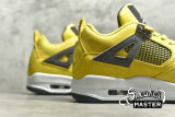 NIKE AIR JORDAN 4 RETRO LS LIGHTNING TOUR YELLOW/DARK BLUE-GREY-WHITE 314254-702