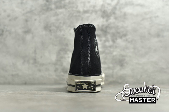 CONVERSE CHUCK TAYLOR ALL-STAR HIGH 70S BLACK/BLACK/WHITE 169336C