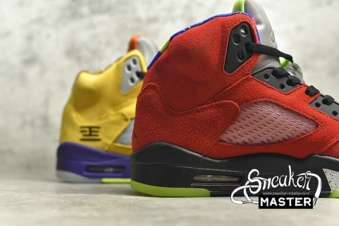 NIKE AIR JORDAN 5 RETRO SE WHAT THE VARSITY MAIZE/GHOST GREEN/SOLAR ORANGE CZ5725-700