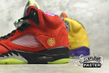 NIKE AIR JORDAN 5 RETRO SE WHAT THE VARSITY MAIZE/GHOST GREEN/SOLAR ORANGE CZ5725-700