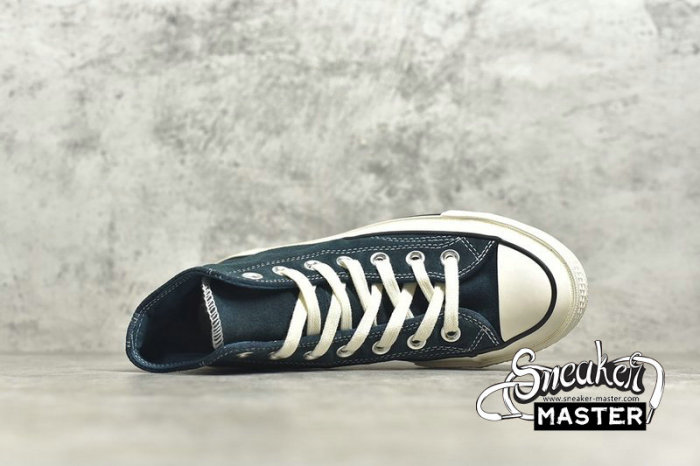 CONVERSE CHUCK TAYLOR ALL STAR 70S HIGH MIDNIGHT TURQUOISE/BLACK-EGRET 166214C