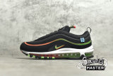 NIKE AIR MAX 97 WORLDWIDE PACK BLACK/GREEN STRIKE/FLASH CRIMSON/WHITE CZ5607-001