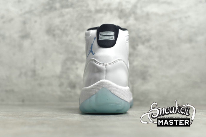 NIKE AIR JORDAN 11 RETRO LEGEND BLUE 2014 WHITE/LEGEND BLUE 378037-117