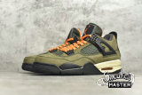 NIKE UNDEFEATED X AIR JORDAN 4 RETRO DEEP GREEN/CLEM-BLACK-DK JBM351-M1