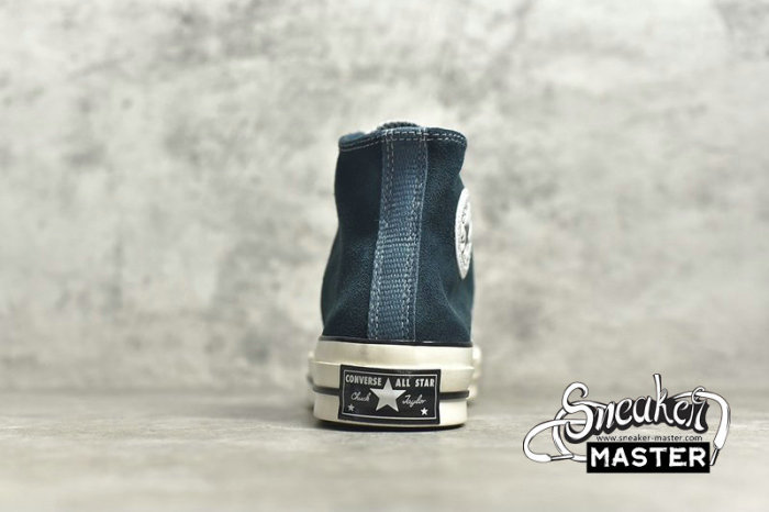 CONVERSE CHUCK TAYLOR ALL STAR 70S HIGH MIDNIGHT TURQUOISE/BLACK-EGRET 166214C