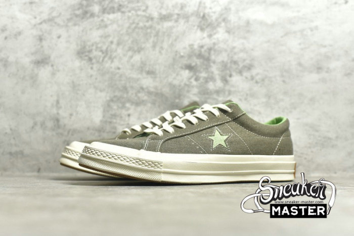 CONVERSE CHUCK TAYLOR ONE STAR SUNBAKED GREEN/GREEN/WHITE 164361C
