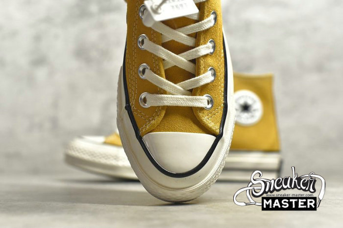 CONVERSE CHUCK TAYLOR ALL STAR 70S HIGH MUSTARD YELLOW/MUSTARD YELLOW/WHITE 159189C