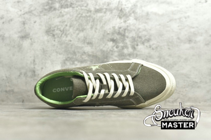 CONVERSE CHUCK TAYLOR ONE STAR SUNBAKED GREEN/GREEN/WHITE 164361C