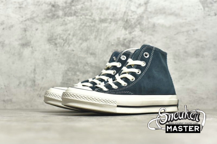 CONVERSE CHUCK TAYLOR ALL STAR 70S HIGH MIDNIGHT TURQUOISE/BLACK-EGRET 166214C