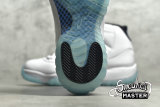 NIKE AIR JORDAN 11 RETRO LEGEND BLUE 2014 WHITE/LEGEND BLUE 378037-117