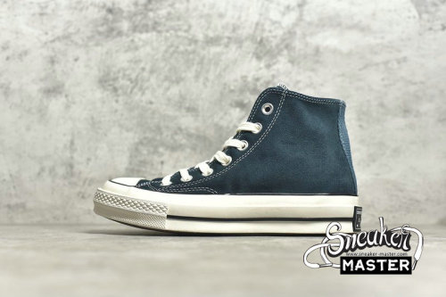 CONVERSE CHUCK TAYLOR ALL STAR 70S HIGH MIDNIGHT TURQUOISE/BLACK-EGRET 166214C