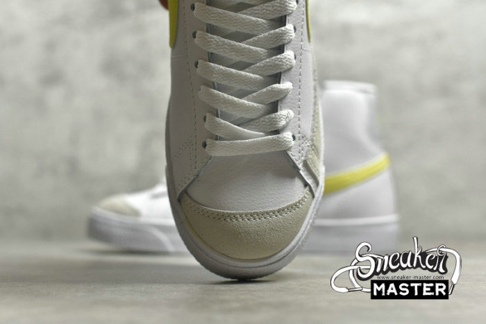NIKE BLAZER MID 77 LEMON VENOM WHITE/LEMON VENOM/PURE PLATINUM/FOSSIL CZ0362-100