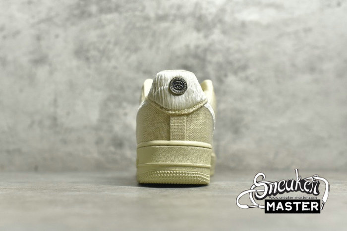 NIKE STUSSY X AIR FORCE 1 LOW FOSSIL FOSSIL STONE/SAIL/OFF WHITE CZ9084-200