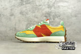 NEW BALANCE 327 RUNNING SHOES RED/YELLOW-MINT GREEN MS327SZ1
