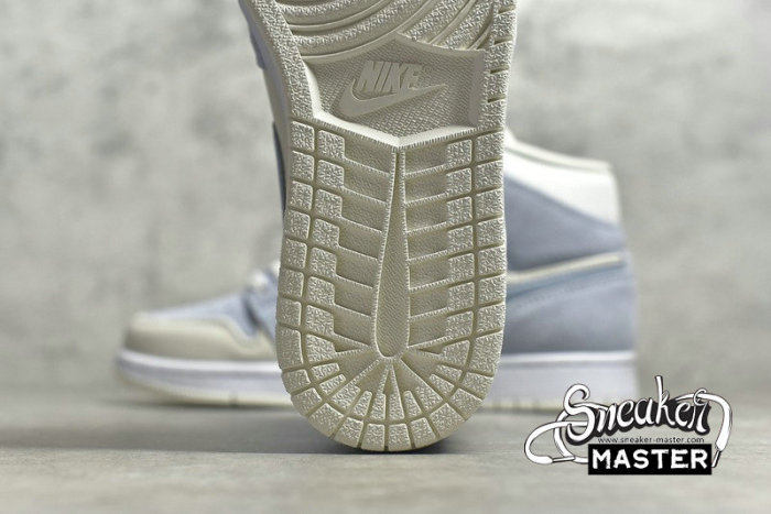 NIKE AIR JORDAN 1 MID MIXED TEXTURES BLUE SAIL/BLUE-WHITE DA4666-100