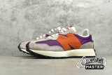NEW BALANCE 327 RUNNING SHOES PURPLE/ORANGE/WHITE-LIGHT GREY MS327ZS1