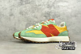 NEW BALANCE 327 RUNNING SHOES RED/YELLOW-MINT GREEN MS327SZ1