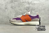 NEW BALANCE 327 RUNNING SHOES PURPLE/ORANGE/WHITE-LIGHT GREY MS327ZS1