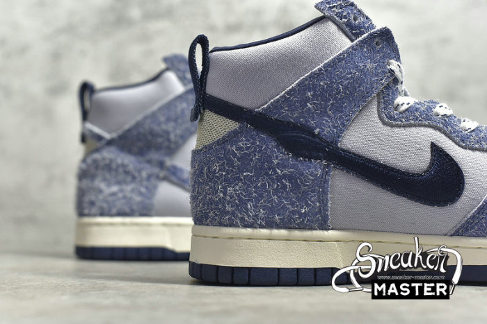 NIKE NOTRE X SB DUNK HIGH BLUE VOID MIDNIGHT NAVY/SKY GREY/FOSSIL/MIDNIGHT NAVY CW3092-400
